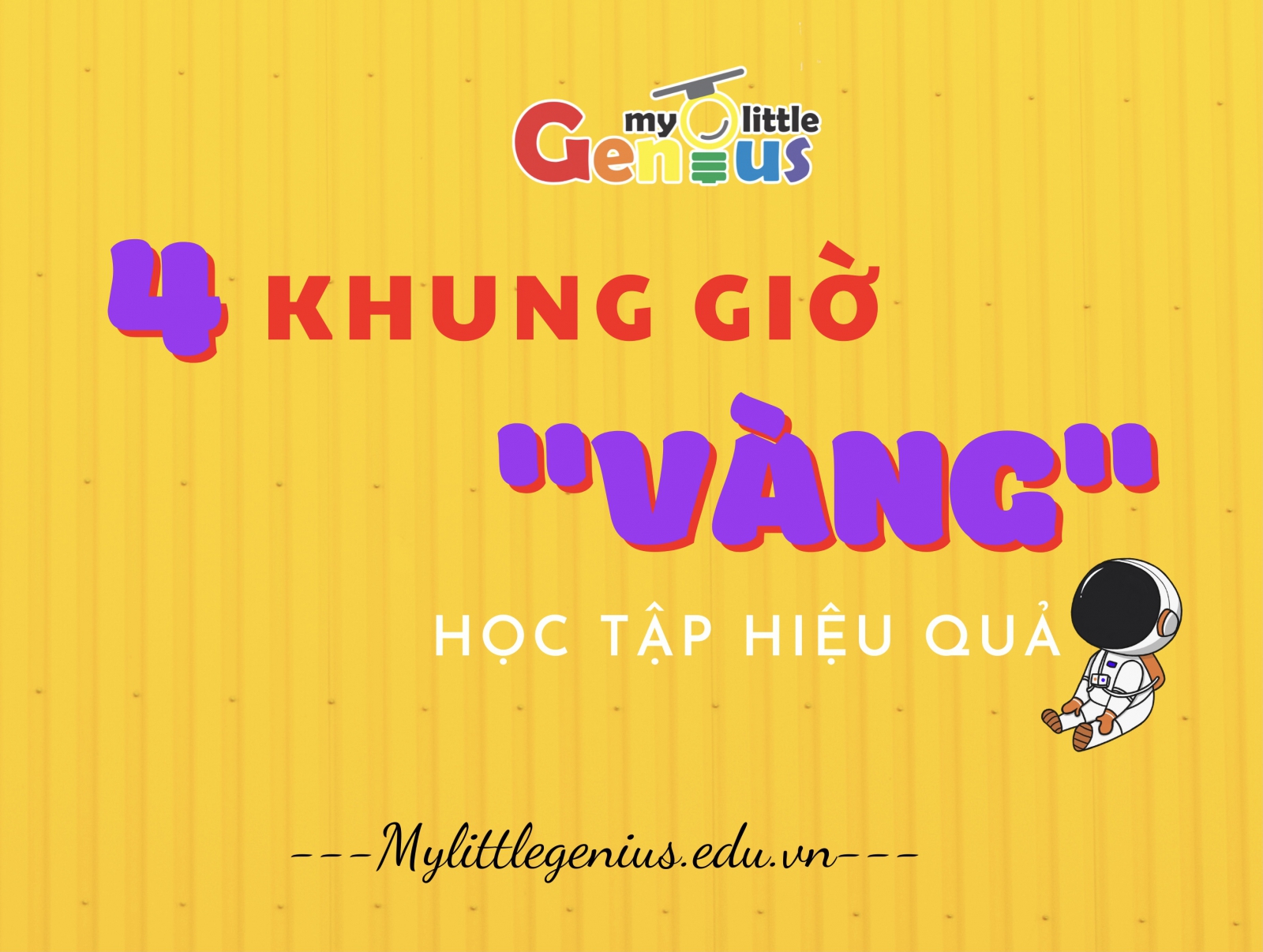 giờ vàng để học